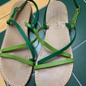 bottega capri Italian made sandals size 36 euro